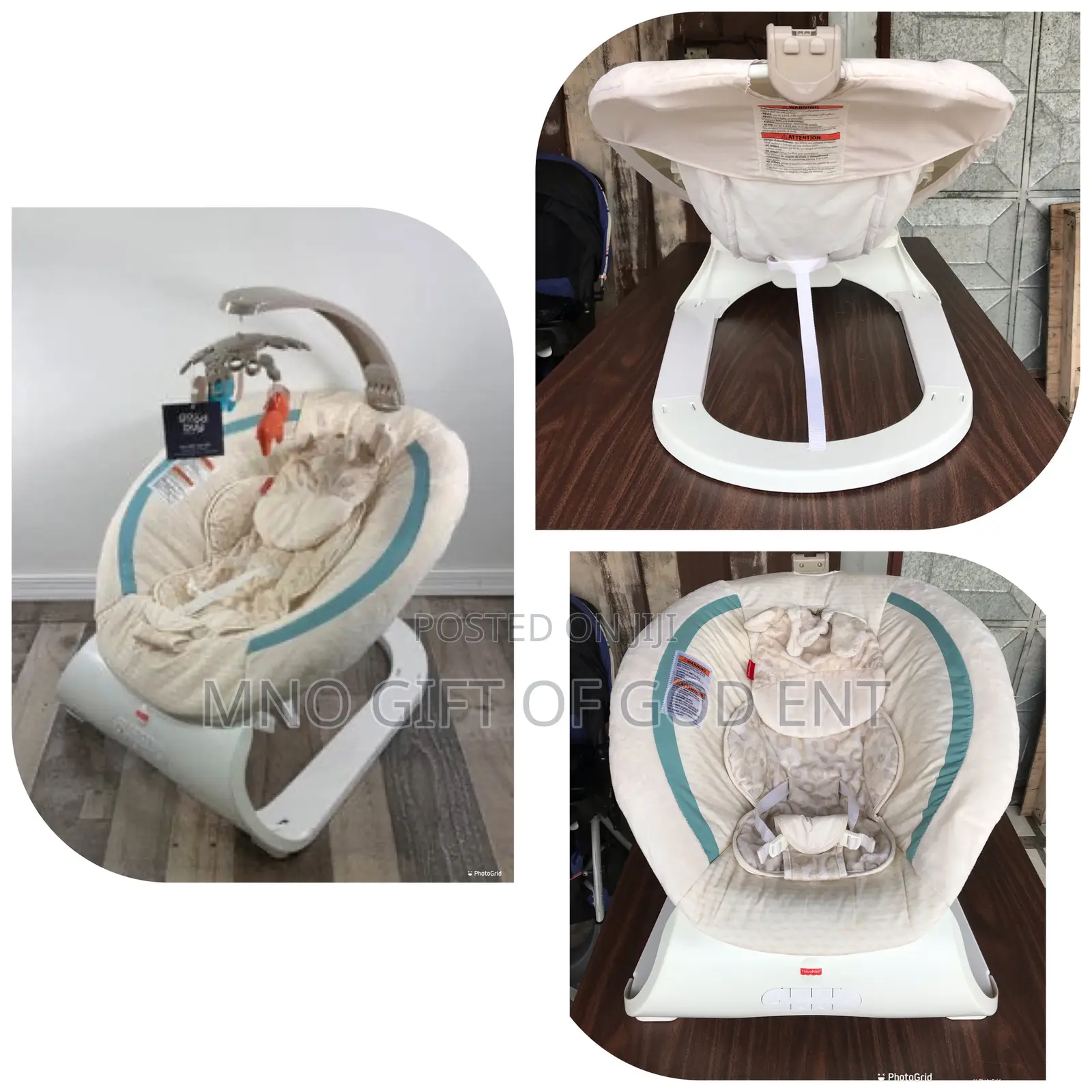 Fisher Price Sweet Surroundings Deluxe Bouncer, Giraffe