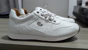 Lacoste Premium Leather White Sneakers