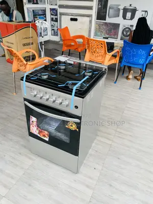 Fast Cooking Volcano Oven and Grill 4 Gas Burner(50x50)Gray.
