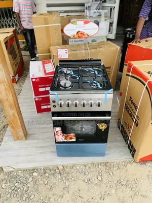 Shop Ferre 50x60 4 Gas Burner With Oven(New Line)Gray.