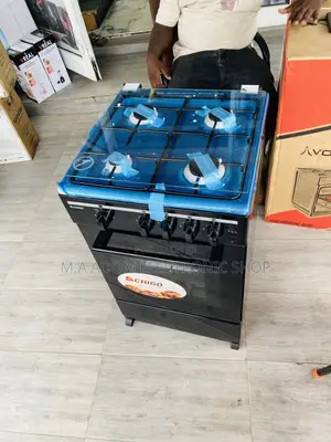 Fast Cooking Chigo 50x50 4 Gas Burner With Oven(Black).