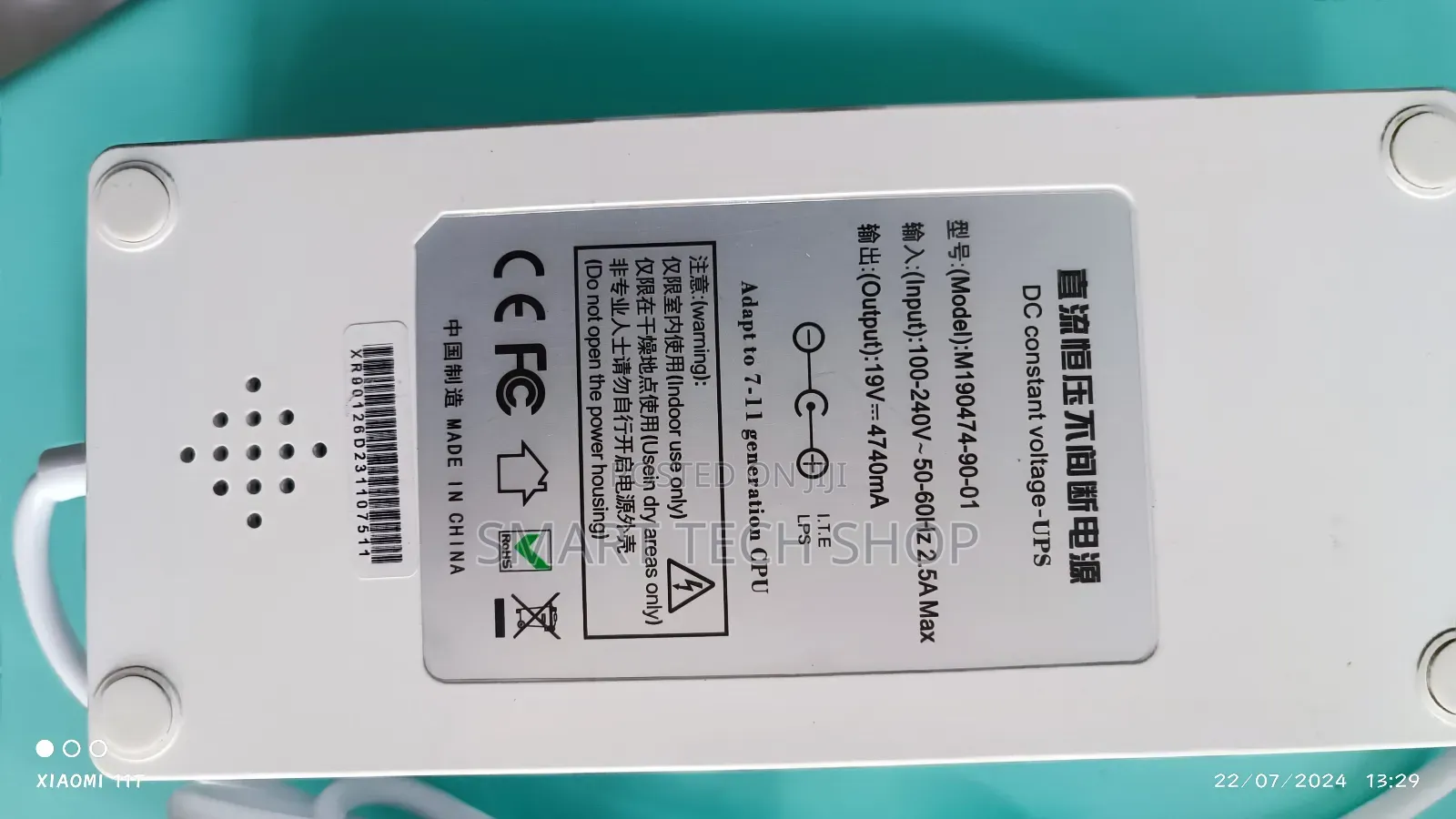Dc Constant Voltage Mini Ups For Laptops, Router, Pos Comput