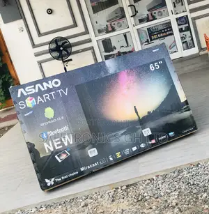 UHD Led Smart Asano Reliable 65 Inch (Black) New Tv 