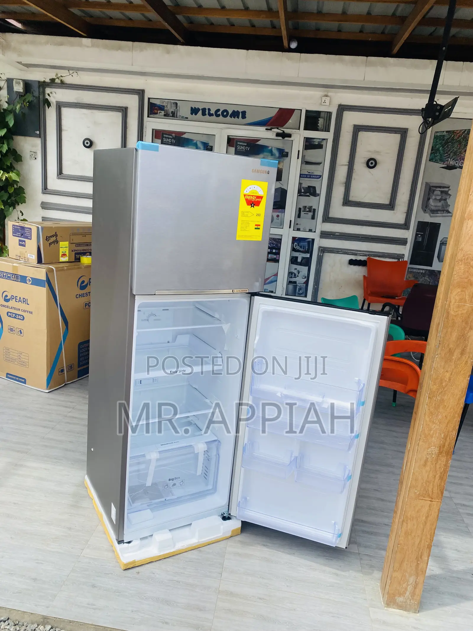Classic Samsung RT31 Double Door Electric Fridge(Gray).
