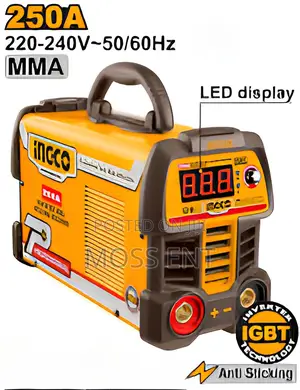 INGCO Inverter MMA Welding Machine 250A at 60% - ING-MMA25069