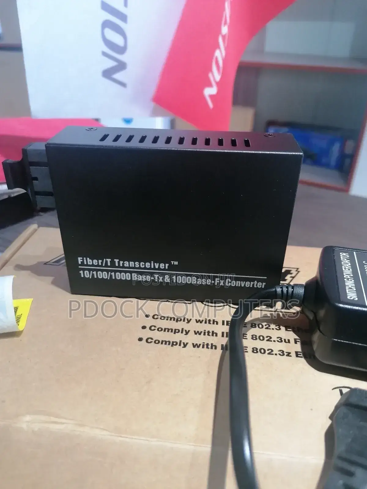Fiber Ethernet Media Converter GIGABIT MULTIMODE (1QTY)