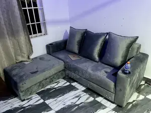 L Shape Velvet / Suede Turkish Sofa