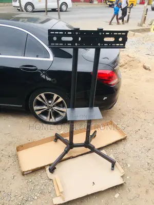 Mobile TV Cart 32-70 Inches Trolley Stand With Wheels