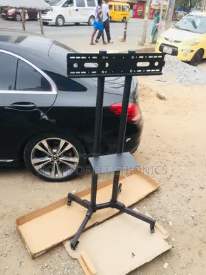 Mobile Movable Trolley TV Cart With DVD Shelf(32-70)