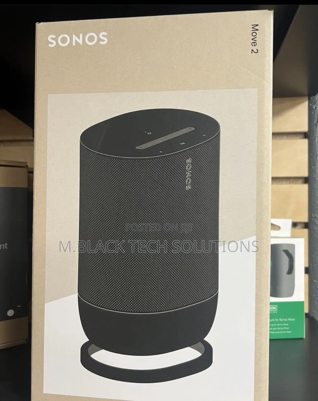 Sonos Move 2: Bluetooth Wifi Portable Home Speaker