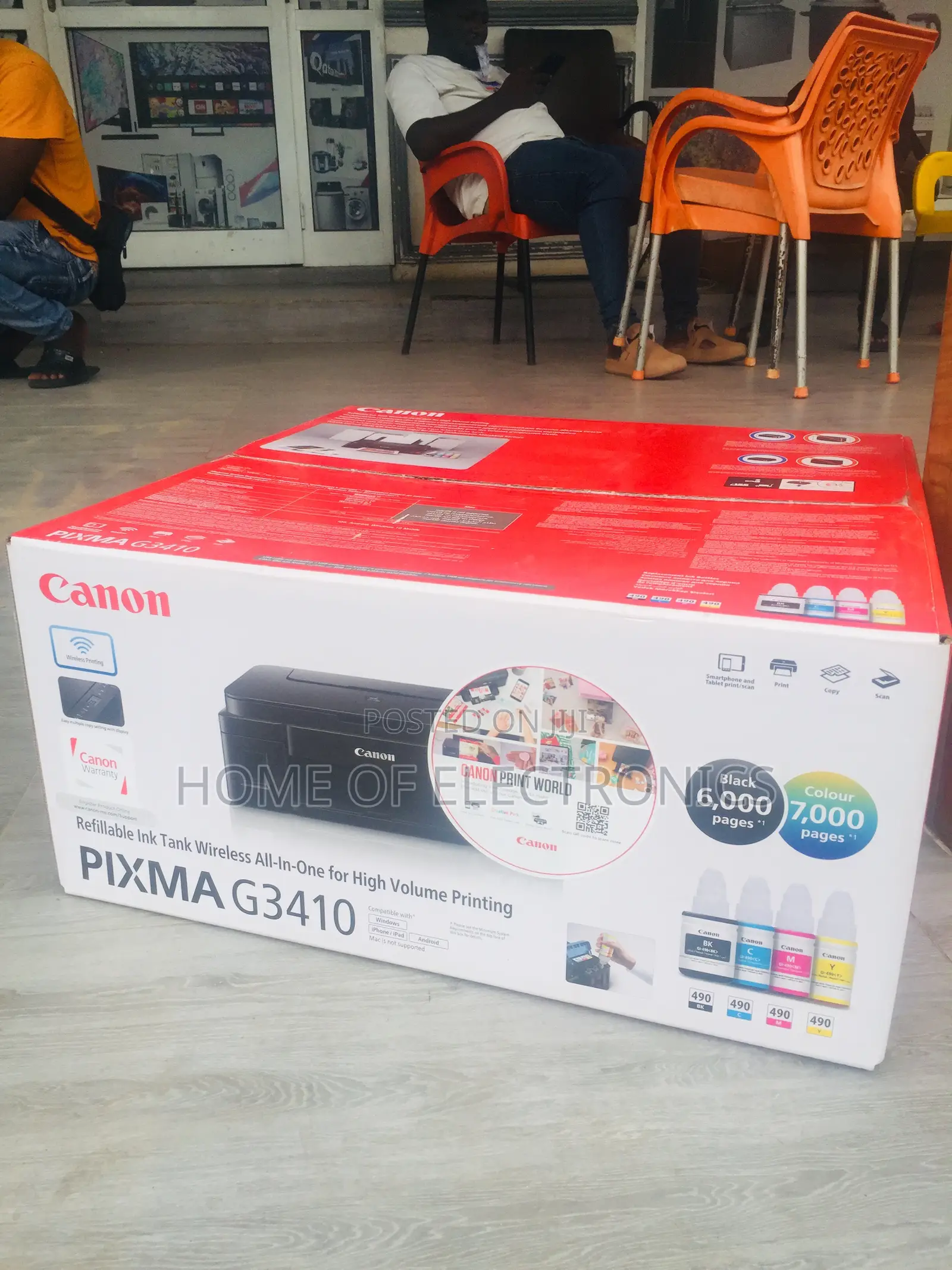New Arrival Canon Pixma G3410 Multifunction Printer