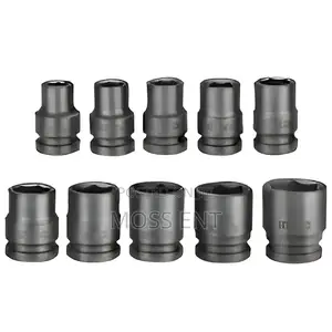 Ingco 10pcs 1/2" Impact Socket Set - P6c12 - Hkissd12101