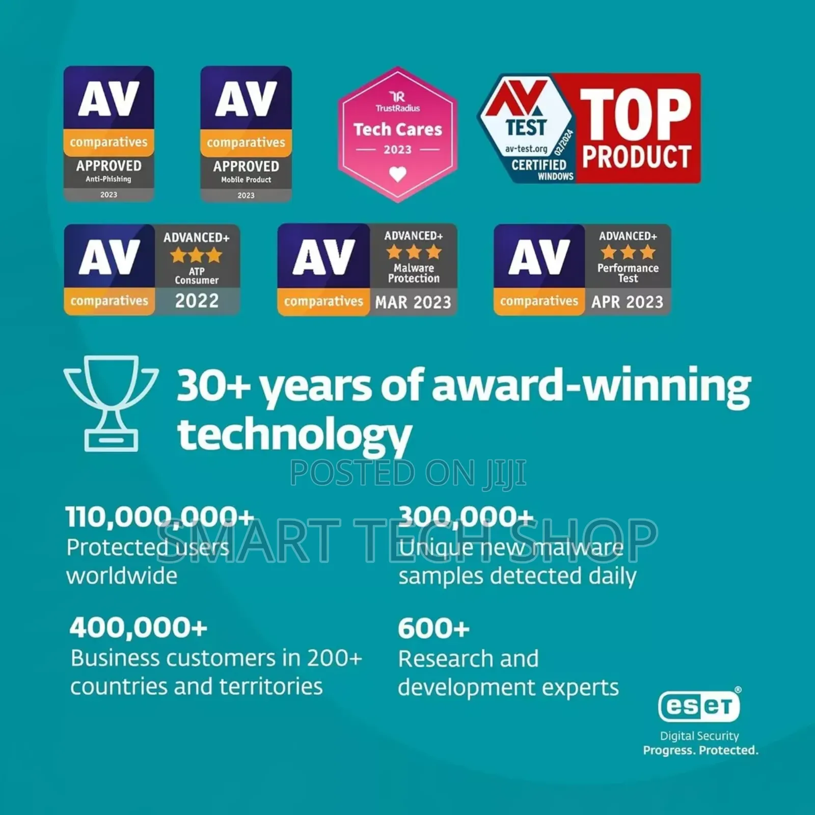 ESET Smart Security Premium 3 Device 1 Year Windows/Mac