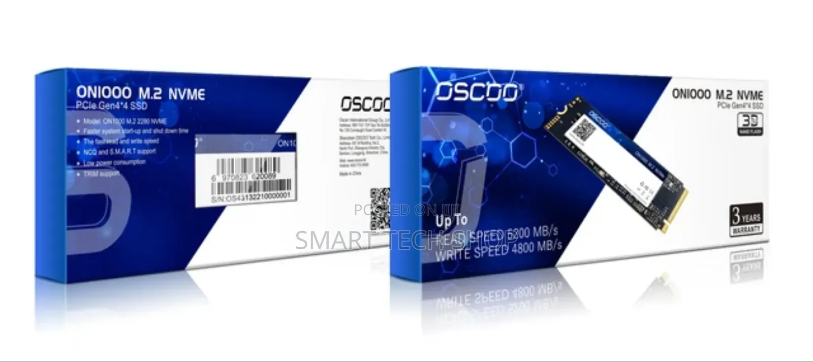256GB Oscoo Pcie NMVE SSD for Laptops and Desktops