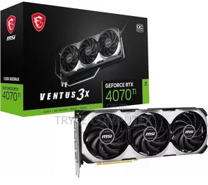 Msi Geforce RTX 4070 Ti Ventus 3x 12gb Gddr6x Graphics Card