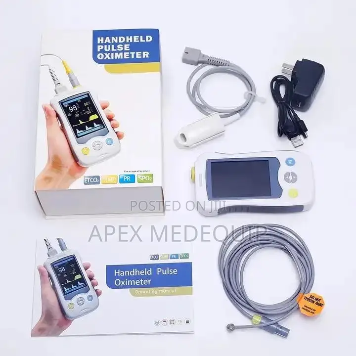 Handheld Pulse Oximeter(Adult Infant Probe + Temp. Sensor)