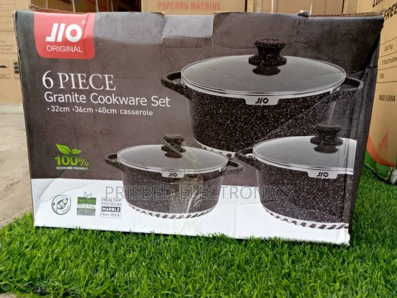 JIO 6pcs Granite Cookware Set (Big Size)