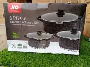 JIO 6pcs Granite Cookware Set (Big Size)