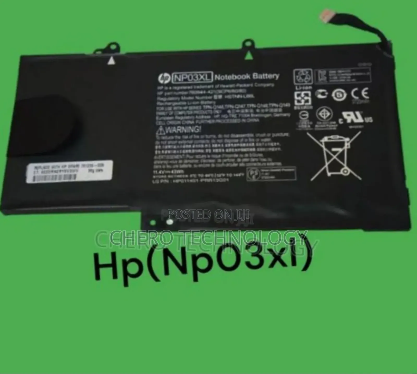 HP Pavilion Battery (Np03xl)