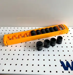 Ingco 10pcs 1/2" Impact Socket Set - P6c12 - Hkissd12101