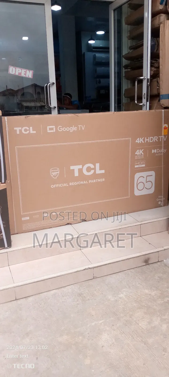 Obrempong TCL 65 Inches Google Tv