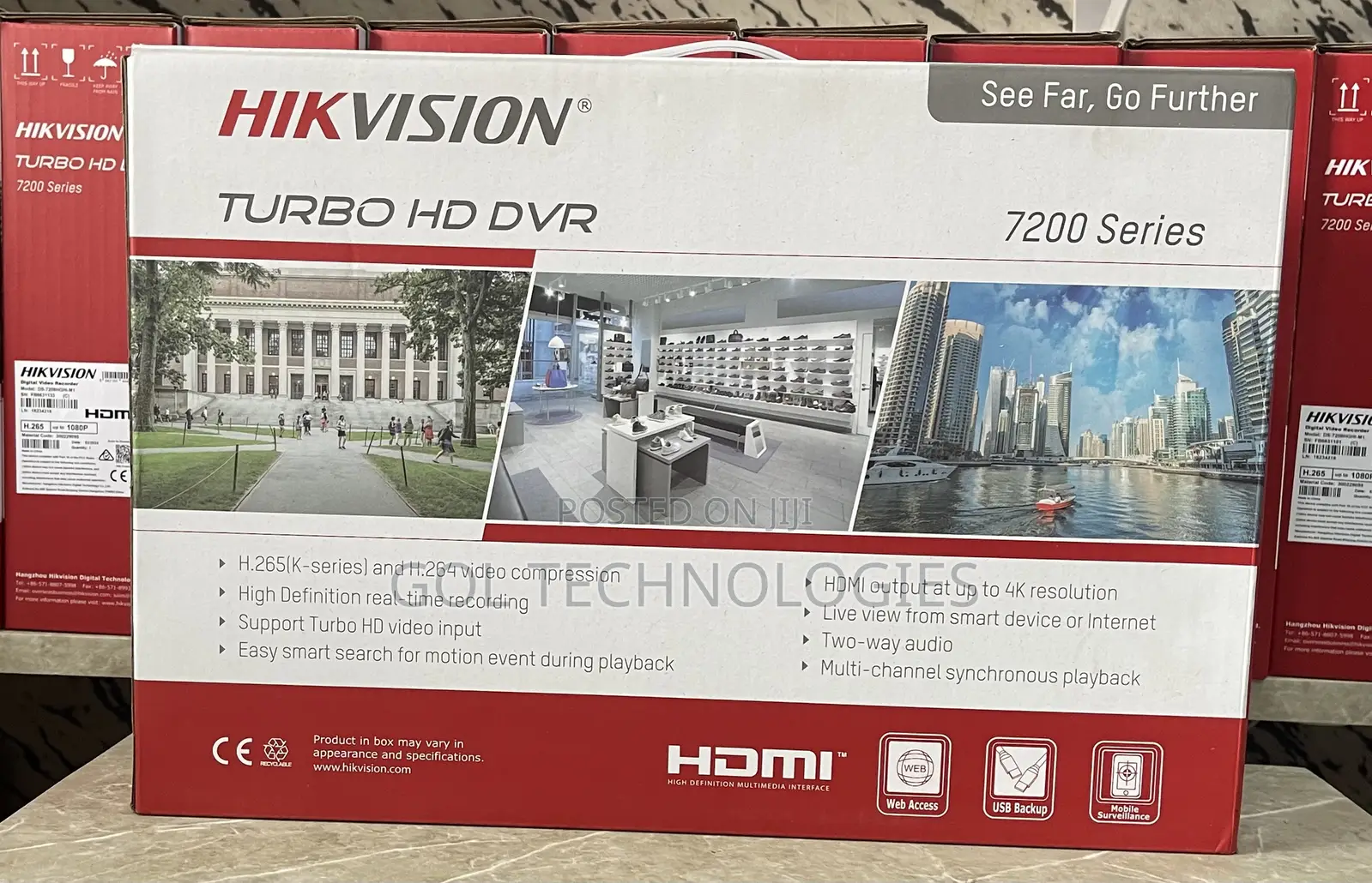 8ch Hikvision DVR 1080p (2mp) With Audio Ds-7208hghi-M1