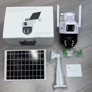 Dual Lens 4g Solar Powered 12mp CCTV Camera, Eseecloud App