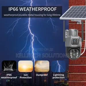 2026 Solar 4g Dual Lens 12mp CCTV Security Camera, Eseecloud