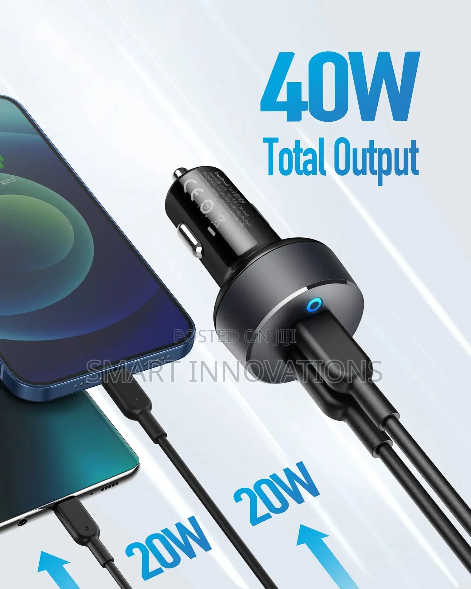 Anker Powerdrive III Duo Car Charger (40W)