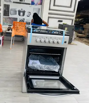 Energy Sufficient Volcano Gas Oven 4 Burner(50x50)Gray