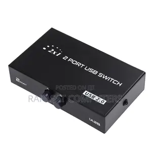 1 Printer For 2 Pcs: 2-port USB 2.0 Sharing Switch