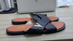 Premium Leather Men's Slippers