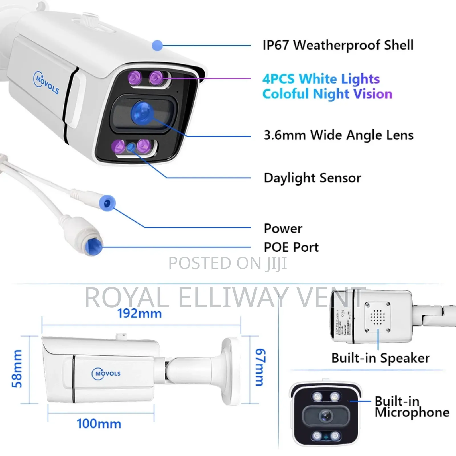 Original IP Waterproof Outdoor Stand Alone Camera
