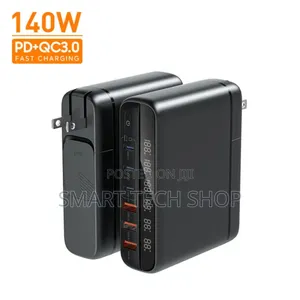 Ldnio140w 6 Port Pd Qc3.0 Gan Fast Charger for Laptop iPhone