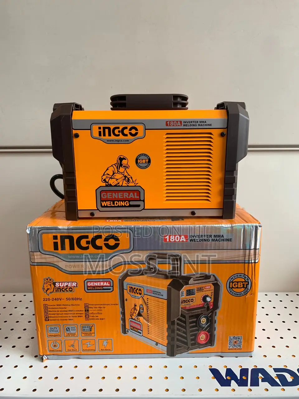 INGCO MMA Welding Machine 180A at 45% - ING-MMA18028
