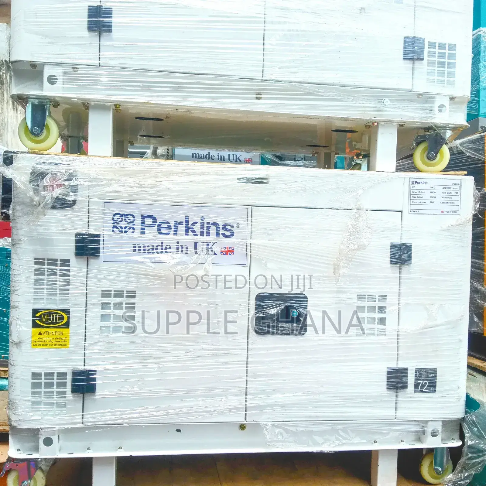 2200watt 20kva Perkins Diesel Generator Powerful Reliable 