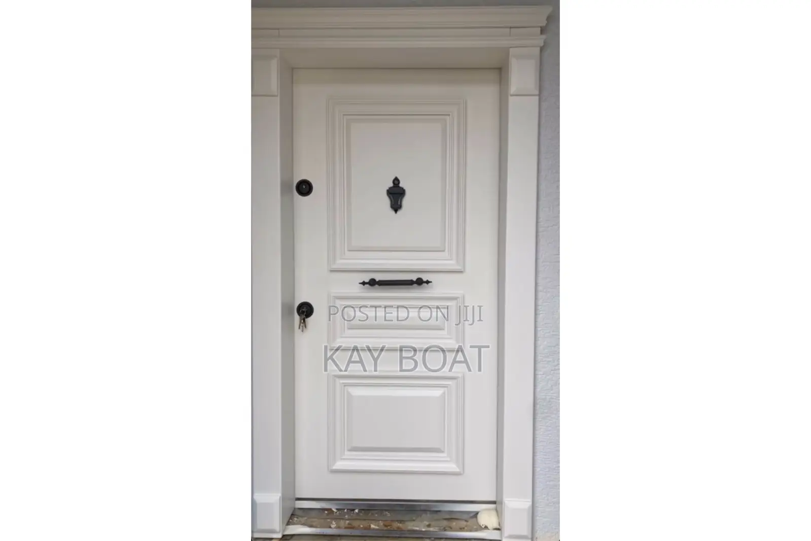 A White Stainless Door
