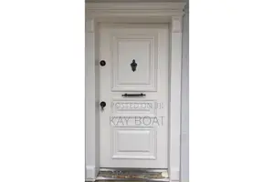 A White Stainless Door