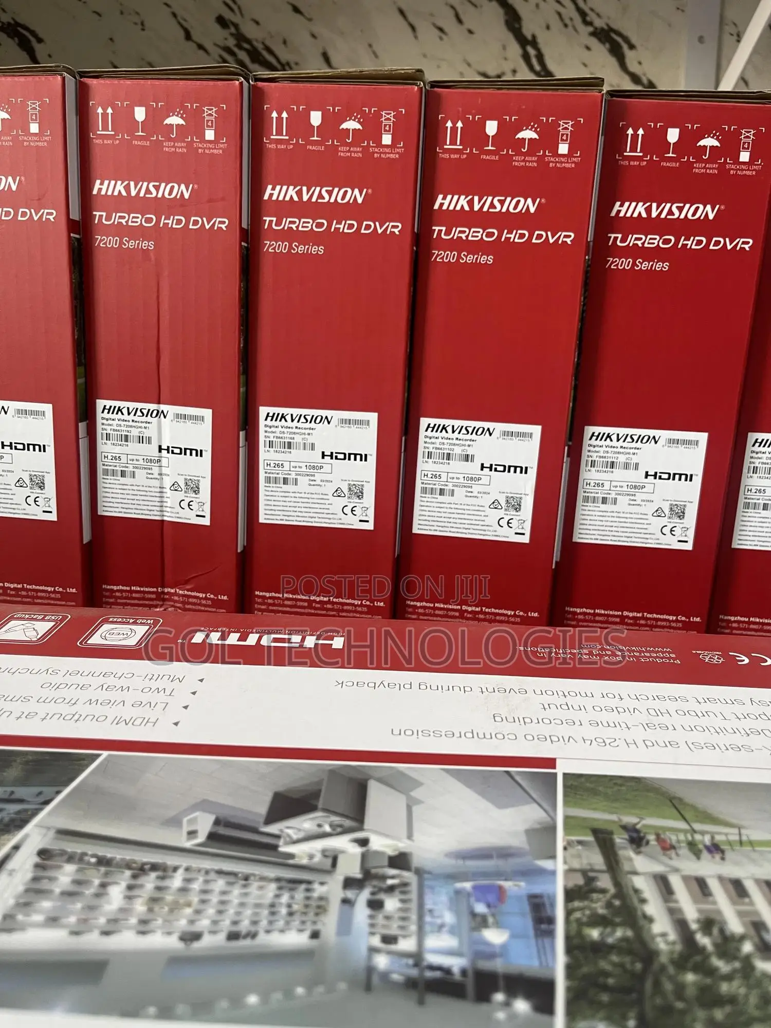 8ch Hikvision DVR 1080p (2mp) With Audio Ds-7208hghi-M1