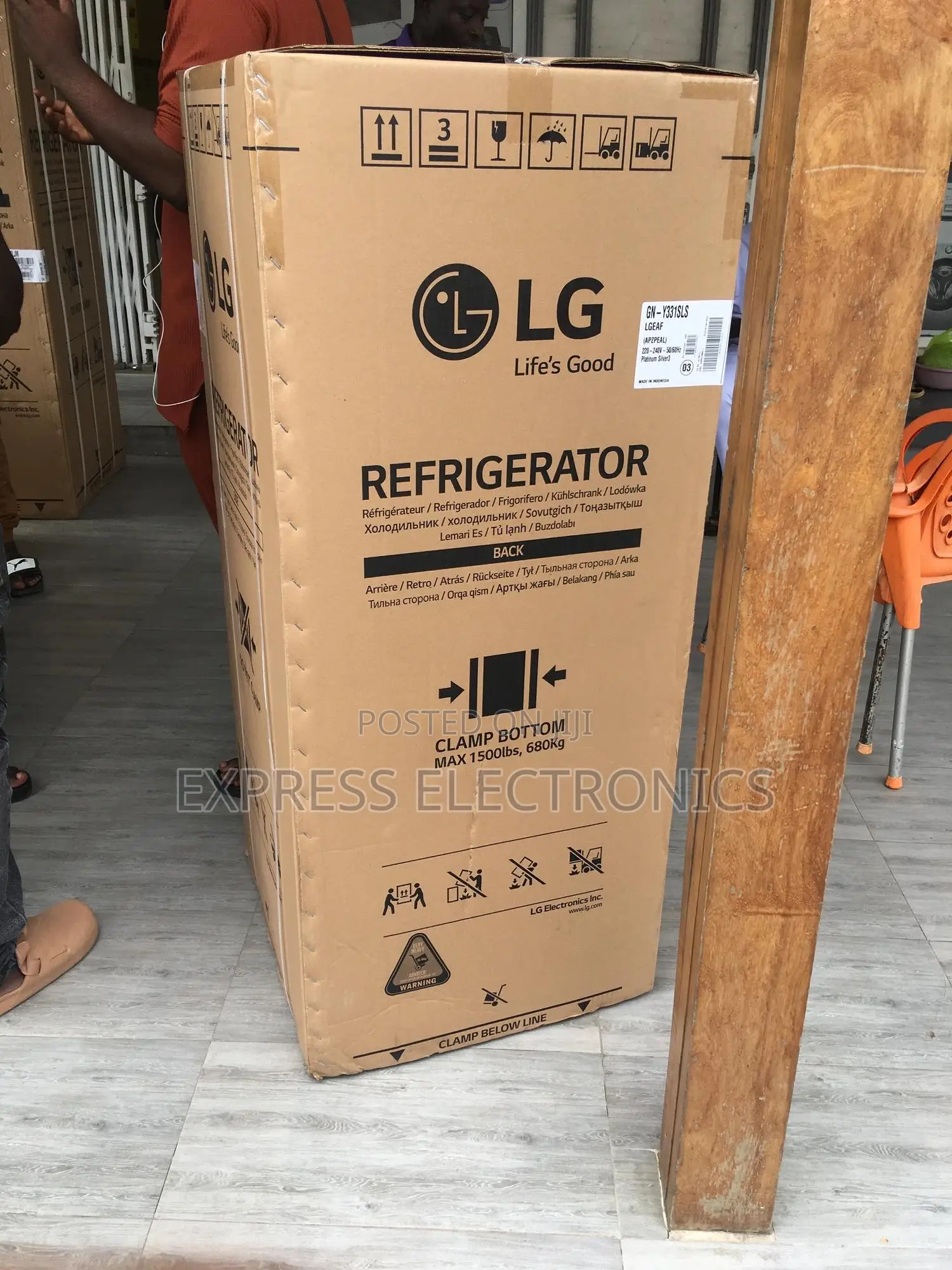 Available Now GN-Y331SLS —LG Fridge Single Door