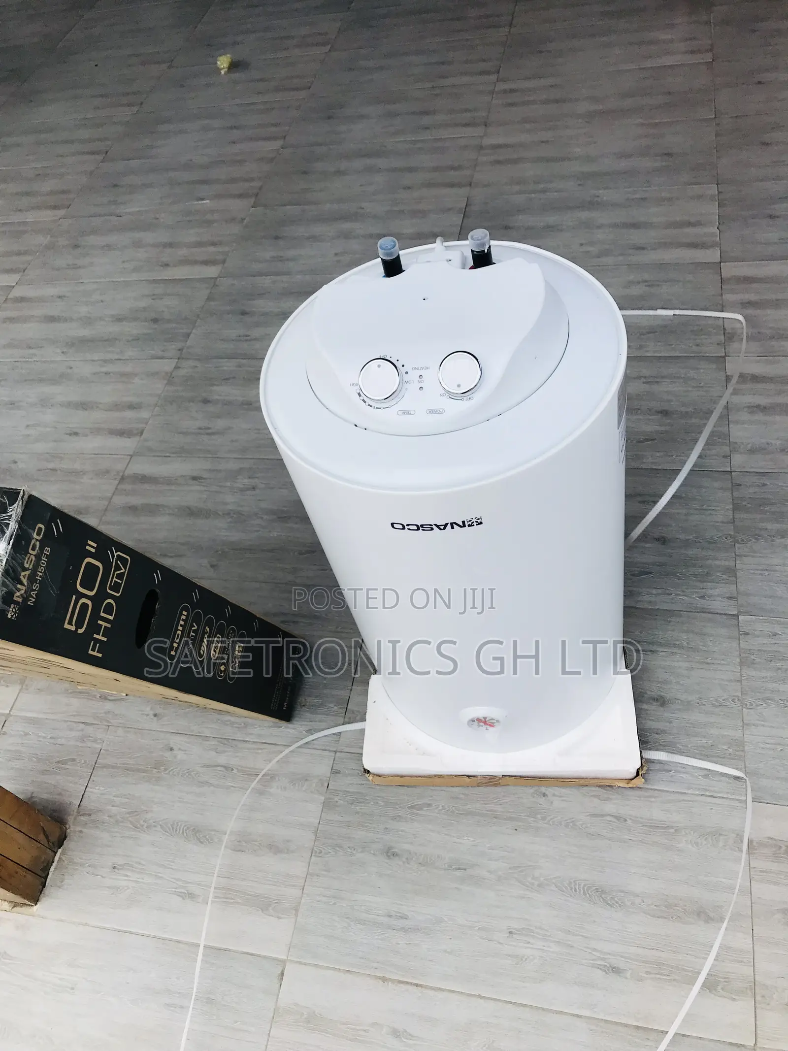 Available Nasco 50 Liters (White) Water Heater 