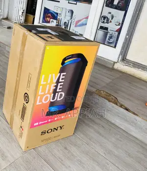 Sony SRS Xp500 Wireless Portable Bluetooth Speaker(Black).