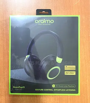 Oraimo Boompop2s Super Base Headphone 60hrs Play | OHP - 610