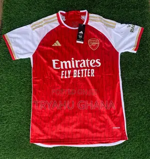 Get Your Original Arsenal Jersey Now at Tryahu Shop