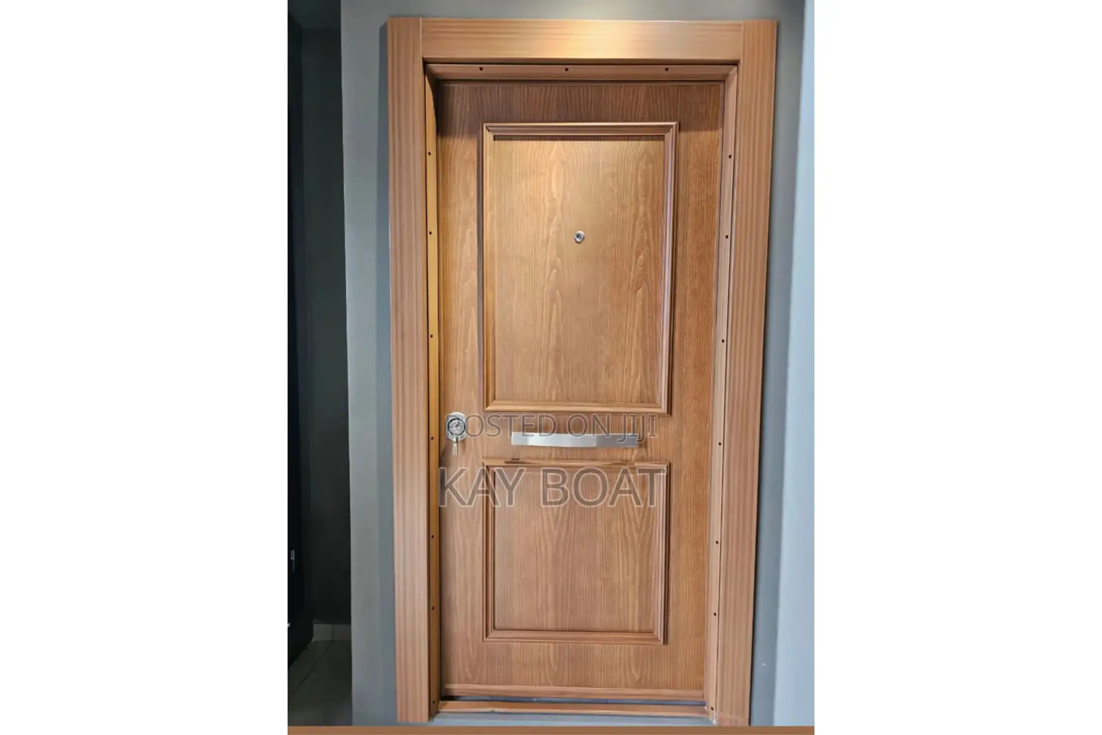 A Simple Brown Single Door