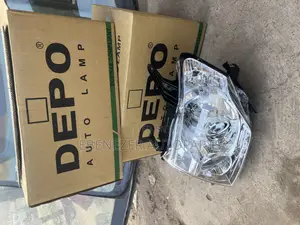 Mitsubishi Pajero Headlights Pair Depo 2011 2012 2013 2014