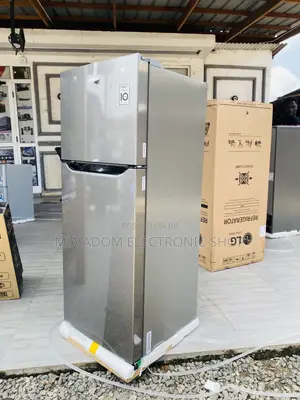 Fast Cooling LG GN-B202SQBB 187L Double Door Refrigerator.