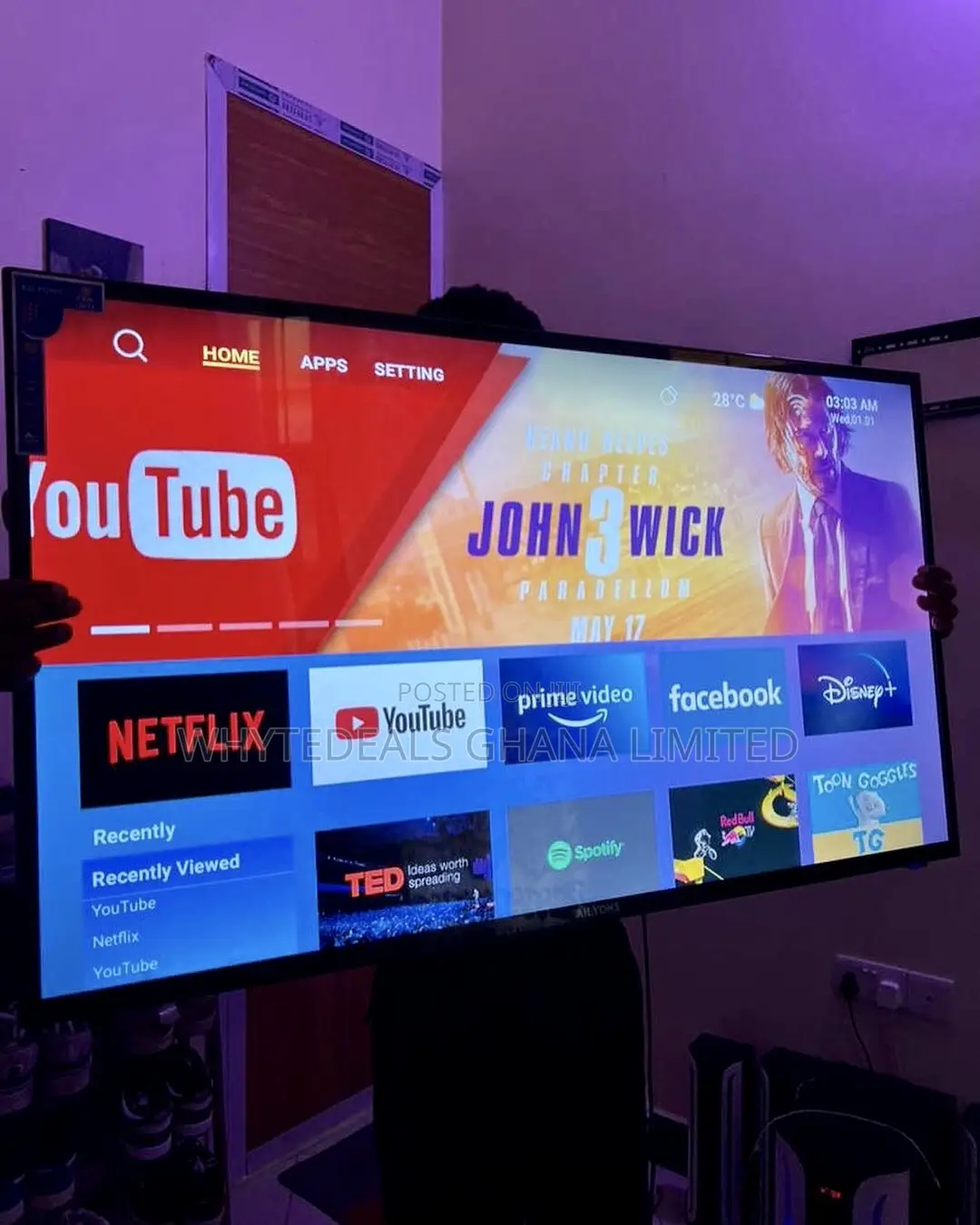 Ailyons 43" Android Smart Led Tv| Youtube| Netflix| Voice-Control|2026