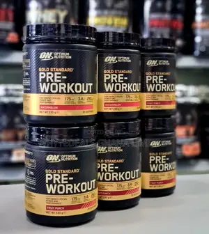 Train Hard/Gold Standard Pre-Workout--High Energy +Creatine