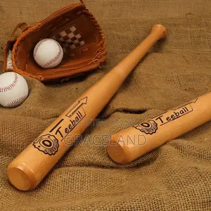 2 Set of Wood Baseball Bat Professional Hardwood Baseball